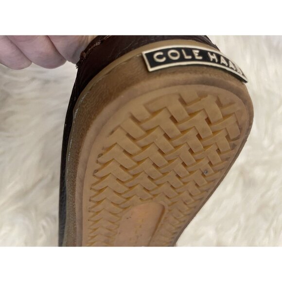 Cole Haan Pinch Maine Classics Grand O.S Brown Leather Penny Loafers Size 13M - Picture 8 of 13